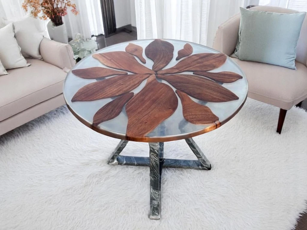 Walnut Wood Console Table at Vedant Artisans - Order Now